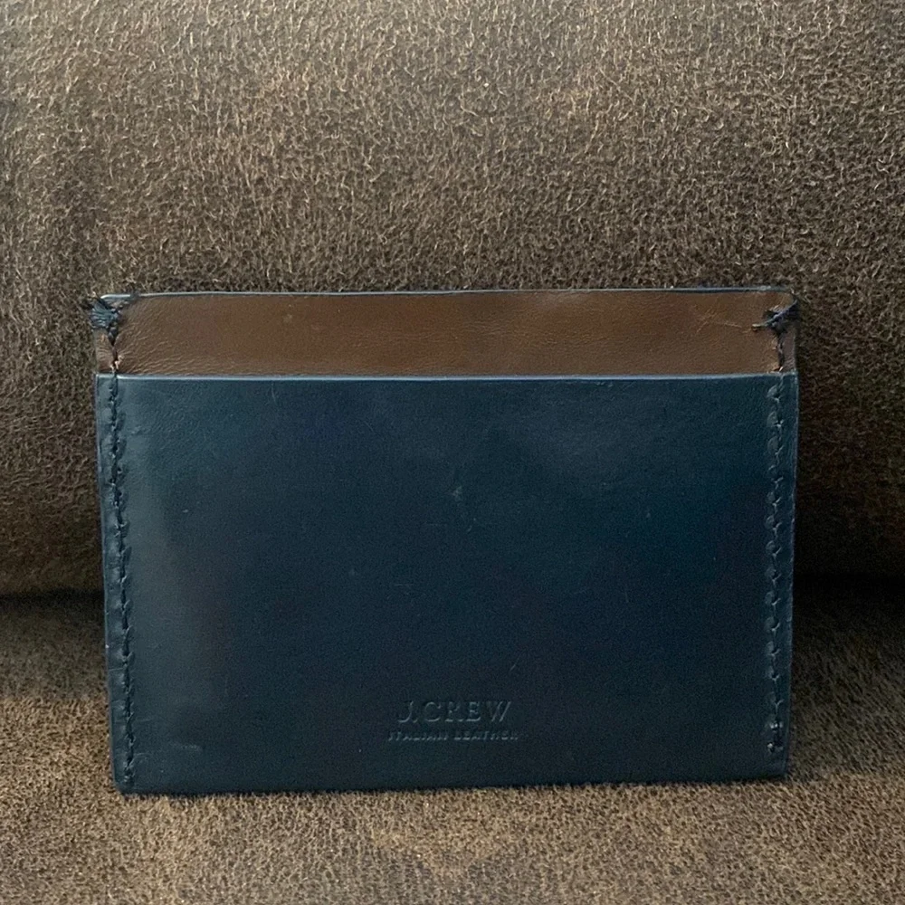 J Crew Double-sided cardholder BA764